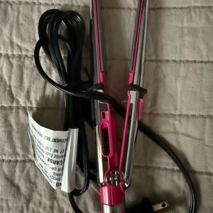Sleek Pink Hair Straightener